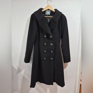 Classic Black Women's Pea Coat